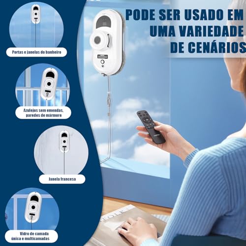 Robô Limpa Vidros, Robô Lavador de Janelas, Robo Limpador de Janelas Inteligente, Robô de Limpeza Automática de Janelas, Robô Limpador de Janelas Inteligente Automático Planejamento