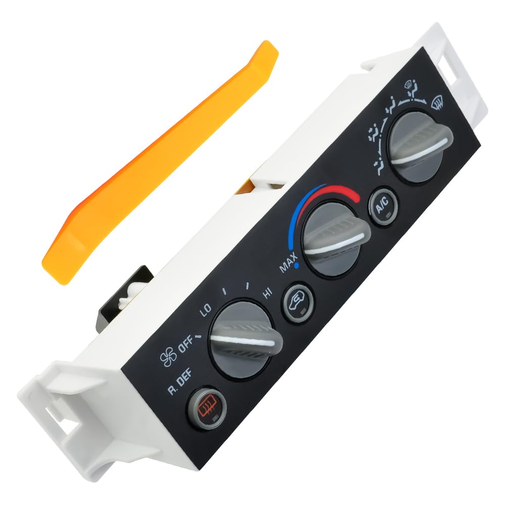 Photo 1 of 599-006 AC Heater Climate Control Panel with Rear Defogger Compatible with 1996-2000 Chevy C1500 C2500 Cadillac Tahoe Escalade Chevrolet Suburban Yukon GMC C3500 K1500 K2500 9378805 16231165