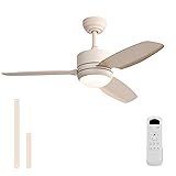 Sofucor 46 inch Ceiling Fans with Lights and