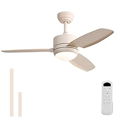 Sofucor 46 inch Ceiling Fans with Lights and