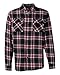 Burnside Mens Long Sleeve Button Down Flannel Shirt B8210
