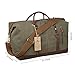 S-ZONE Duffle Bag for Travel Canvas Duffel Bag Carry on Weekender Bag for Men