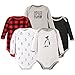 Hudson Baby Long Sleeve Bodysuits 5PK, Penguin, 6-9 Months