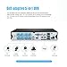 SANNCE 8CH 1080N DVR Security Camera System with 1TB Hard Drive and (4) 720P Night Vision Surveillance Cameras, IP66 Weatherproof , P2P Technology/E-Cloud Service, QR Code Scan Remote Access