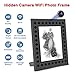 WiFi Security Camera Photo Frame FUVISION Wireless Surveillance Covert Camera Picture Frame with PIR Motion, Night Vision, Live View, 365 Days Battery Life and Message Alerts to Smartphone(Video Only)