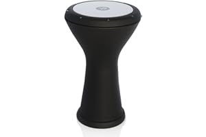 CORSARO MUSIC VD® Darbuka/Doumbek Cast Aluminum - Tuning Lugs & Rmvble Head (8 ½ in.) (Midnight Black)