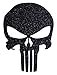 Punisher Skull Grip Tape Decal for tumblers Phone Cases Laptop Gun (Black)