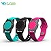 WoCase Wristband for Misfit Flash Activity and Sleep Tracker Band Bracelet (Vibrant Pack of 3, One Size, Fits Most Wrist)