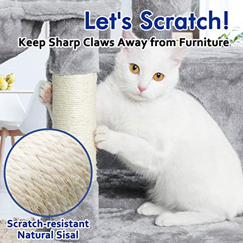 rabbitgoo Cat Tree Cat Tower for Indoor Cats, MultiLevel Cat House