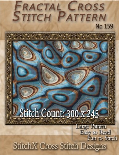 Fractal Cross Stitch Pattern No. 159 by Tracy Warrington, StitchX