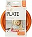 Boon Edgeless Nonskid Plastic Plates for Toddlers, Blue/Orange/Green