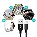 XIANDAN Micro USB Cable,4Pack 3FT 6FT 6FT 10FT Nylon Braided Android Charger USB to Micro USB Charging Charger Cord for Samsung Galaxy S7 Edge/S7/S6/S4/S3,Note 5/4/3 (Black&Blue)