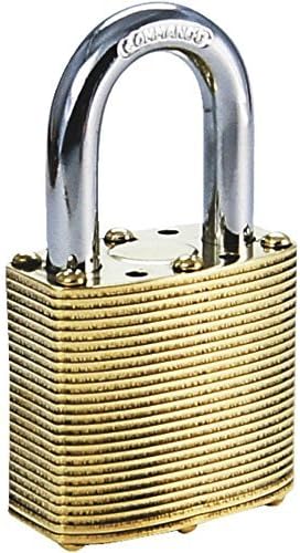 Commando Lock 38BSAKD1 Brass Marine Grade with Boron Shackle, 38 mm by Commando Lock