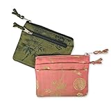 Zip Wallet - Silk Jacquard