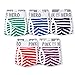 Voberry 5PC Pink Heroes Mens Sexy Boxer Briefs Cotton Striped Underwear Shorts Soft Underpants (L)
