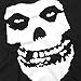 Popfunk Misfits Fiend Skull Logo T Shirt and Exclusive Stickers (X-Large)