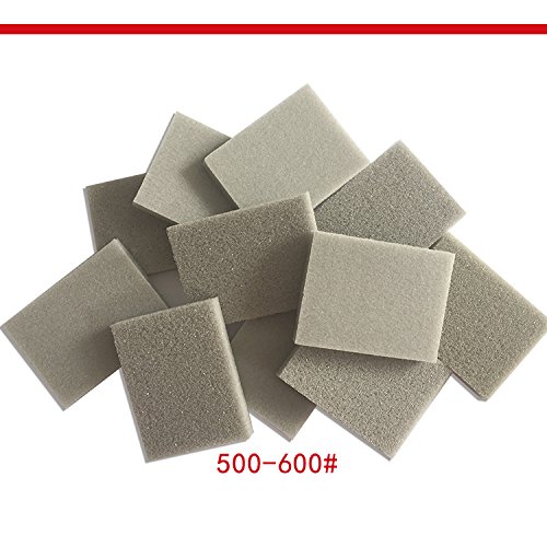 Sanding Sponge Abrasive Disc Sandpaper 30 x 40MM Wet & Dry 300 to 1500 Grit (Pack of 40)