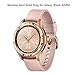 EZCO Bezel Ring Compatible with Samsung Galaxy Watch 42mm / Galaxy Sport, Stainless Steel Bezel Styling Loop Adhesive Cover Protector Anti Scratch for Galaxy Watch 42mm SM-R800