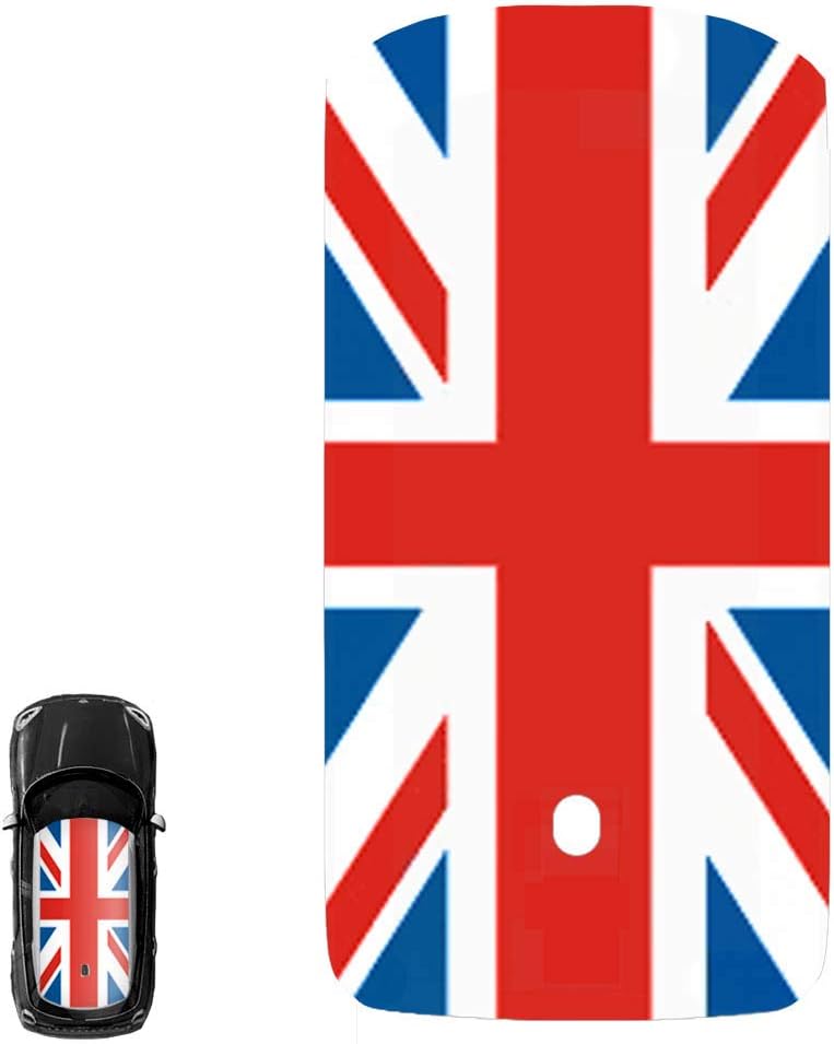 PAILECO Automotive Whole Roof Vinyl Graphics Sticker Compatible R60 (Union Jack Flag)