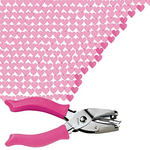 Hand Punch - Shape Puncher, 1/4 Inch - Great for Crafting and Fun Projects - 4 Different Shapes - Heart, Circle, Star, Rectangle - Value Set - Thumbnail 3