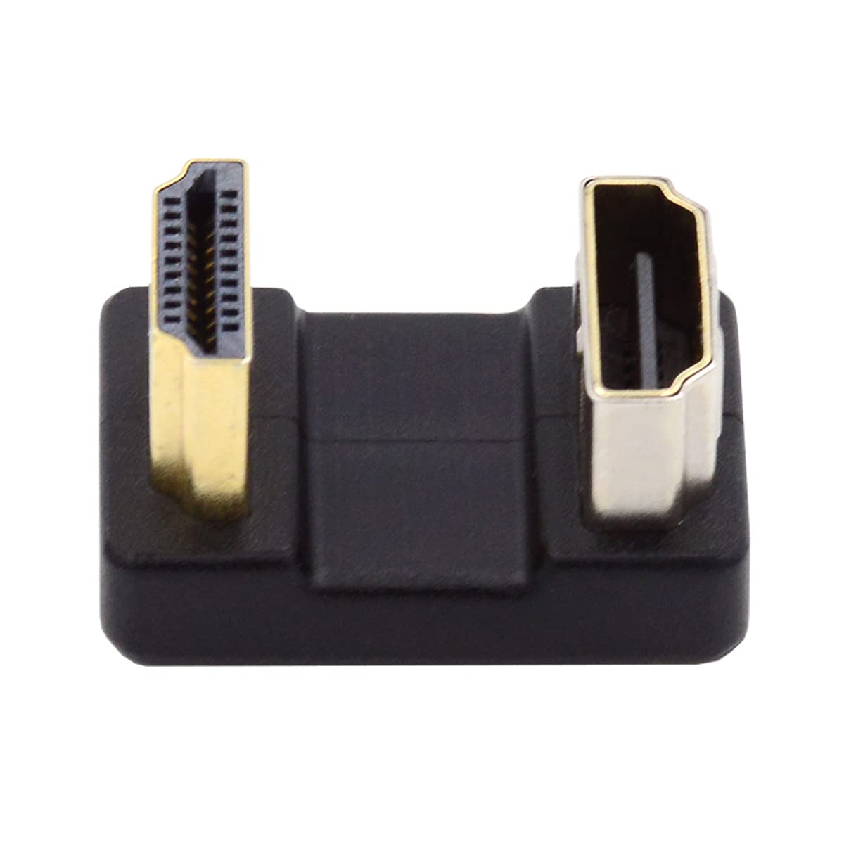 CY 4K Cable 360 Degree Up Opposite U Shape Back Angled Type-A HDMI 1.4 Male to HDMI Female Extension Adapter Converter