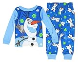 Disney Frozen Little Boys' Olaf & Sven Snowflake 2 Piece Pajama Set