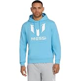 Messi Men's Mesh Fleece Hoodie, Hooded Pullover Sweatshirt With Drawstring | Comfortable Fit