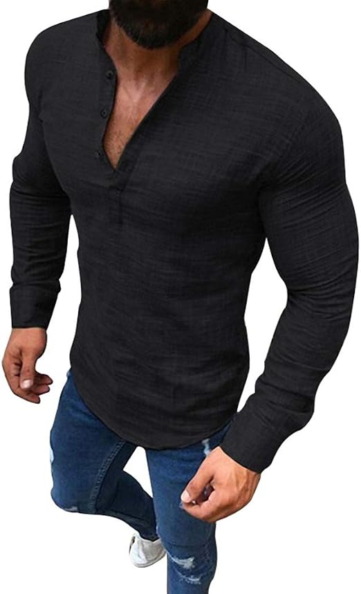 Blouse Men's Shirts \u0026 Tops Clothes 