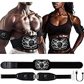 ABS Stimulator Belt Muscle Machine: EMS Fitness Abdominal Toning Belt - Vital Flex Core Workout Trainer for Men Women at Home Exercise Equipment