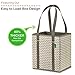 Reusable Grocery Shopping Box Bags (3 Pack - Heron). Large, Premium Quality Heavy Duty Tote Bag Set with Extra Long Handles & Reinforced Bottom. Foldable, Collapsible, Durable and Eco Friendly
