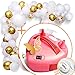 White & Gold Balloon Garland Kit (111, White & Gold)