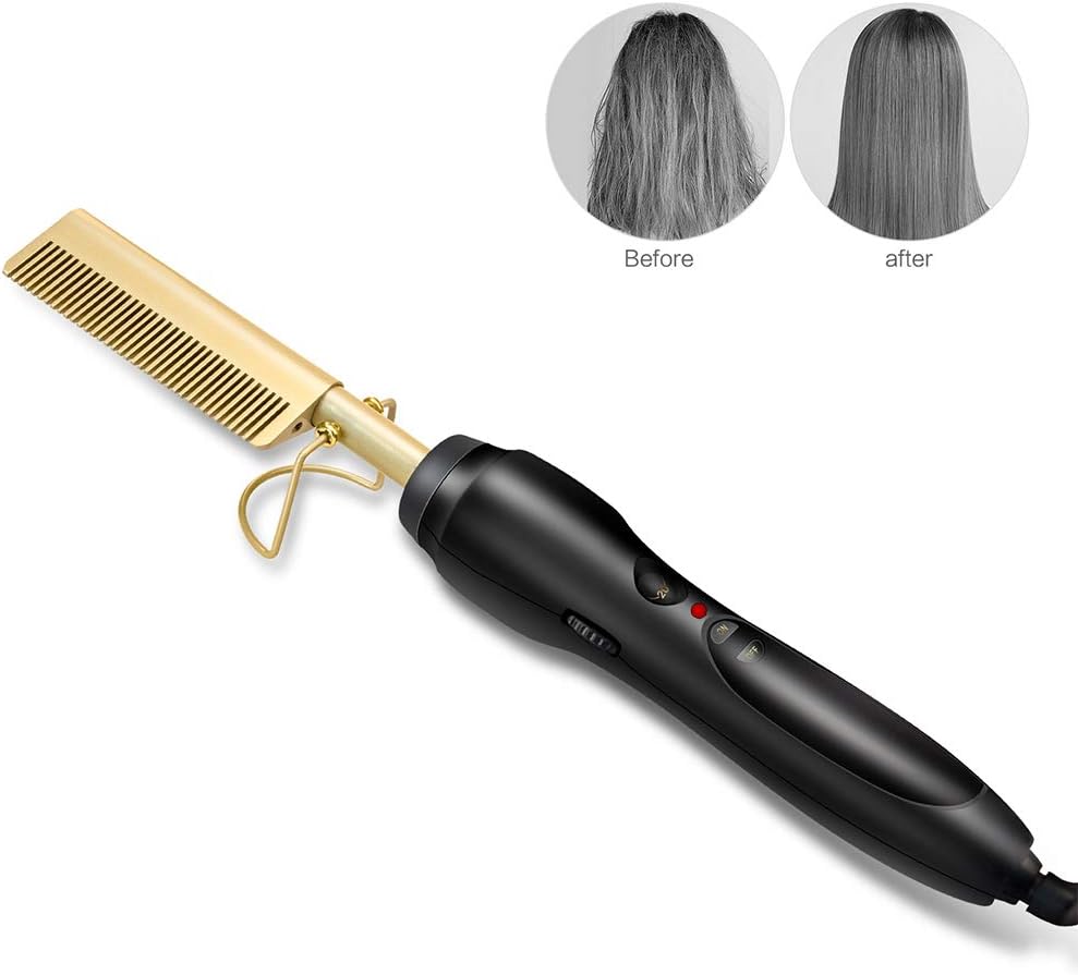 golden hot pressing comb