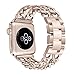 Secbolt Stainless Steel Bands for Apple Watch 38mm iWatch Strap Chain Replacement Wristband for Apple Watch Nike+, Series 3, Series 2, Series 1, Sport, Edition, Gold