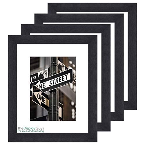 TheDisplayGuys Solid Black Wood 11x14 Picture Frames w
