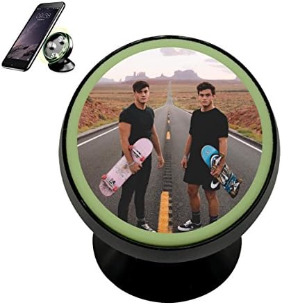 Dolan Cool Twins Universal Magnetic Phone Holder, 360 ¡ã Rotation Magnetic Car Mount Holder, With Luminous Function