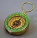 SE Glow-in-the-Dark Brass Compass - CC50B