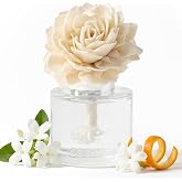 Scentsy Amazon Rain Dahlia Darling Fragrance Flower Diffuser Home Diffuser | Tropical rainforest scent, decorative flower diffuser, bedroom &amp; bathroom decor, air freshener, housewarming gift