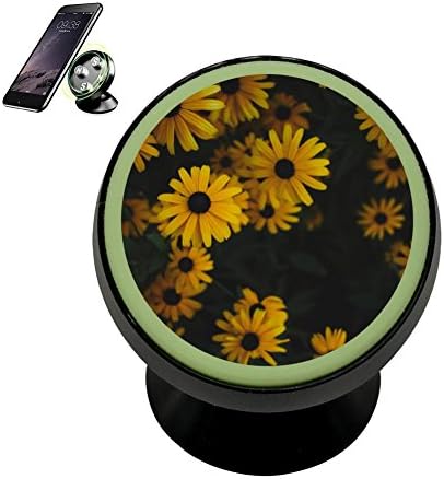 LLCCAR Vehicle Phone Mount Chrysanthemum Holder Magnetic Universal Cradle Stand Car Dashboard Mount Strong Magnets Smartphones Kits Women Men