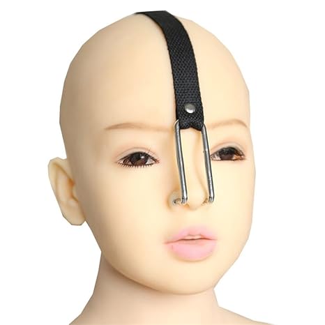 EROSPA® Nasenhaken - Knebel mit verstellbarer Schlaufe - BDSM/SM/Fetisch