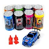 Bhbuy Multi color Coke Can Mini Speed RC Radio Remote Control Micro Racing Car Toy Gift