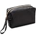 VASKER PU Leather Makeup Bag Handy Cosmetic Pouch Travel Portable Handbag Purse Toiletry Storage Bag Large Organizer with Zipper Women
