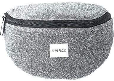 white glitter bum bag