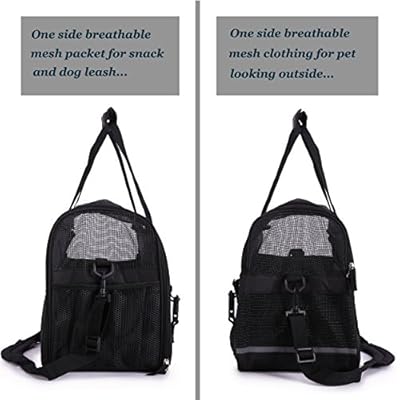 Sac Transport Petit Chien Chat Voyage Porte Pliable Avion