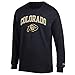Elite Fan Shop Colorado Buffaloes Long Sleeve Tshirt Varsity Black - XL