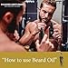 Organic Beard Growth Oil For Men - With Cedarwood & Tea Tree Oil - Easy Beard Dispenser and Pump - Natural Conditioner and Softener - Beard Thickening Spray (1 fl. oz) - Made in USA