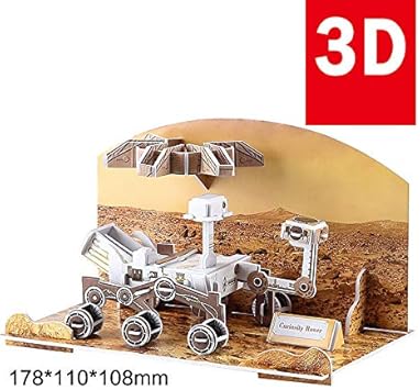 Leoie 3D Three-Dimensional Paper Aerospace Globe Solar System Puzzle Educational DIY Toy Gift for Children Adult 2#