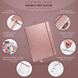 Legend Hourly Schedule Planner PRO Dated Jan