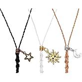 Hobbspring 3 Colors Crystal Holder Necklace 9Pcs 43cm Handmade Empty Stone Crystal Holder Adjustable Stone Holder Cage with Alloy Pendant for DIY Bracelet Necklace Jewelry Making