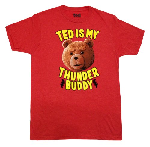 Ted is My Thunder Buddy Mens T-Shirt