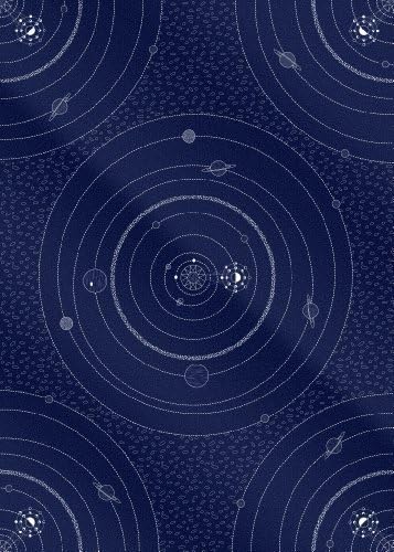 2 x Astronomy Space Gift Wrap and 2 x Planet Gift Tag